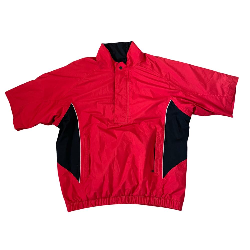 DryJoys By FootJoy Windbreaker 1/2 Zip Pullover Golf Jacket Mens Size M